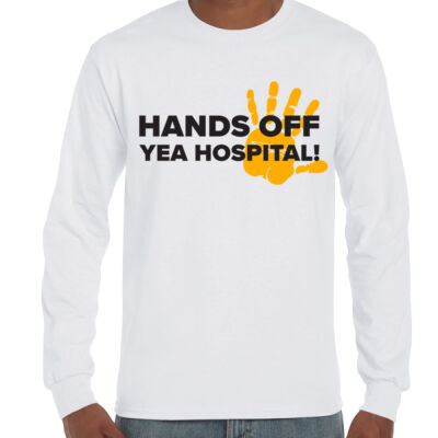 Hands Off  Yea Hospital - Ultra Cotton Mens Longsleeve Tee 2 Thumbnail