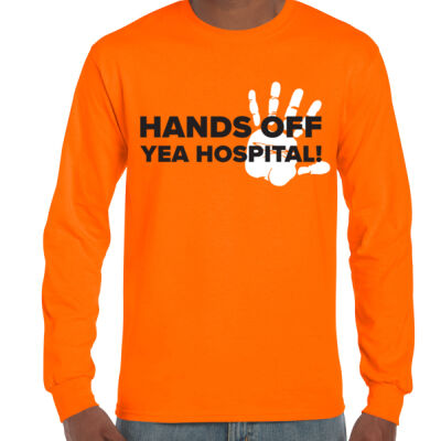 Hands Off Yea Hospital - Ultra Cotton Mens Longsleeve Tee 3 Thumbnail