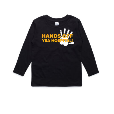 Hands Off Yea Hospital - AS Colour Kids Longsleeve Tee Thumbnail