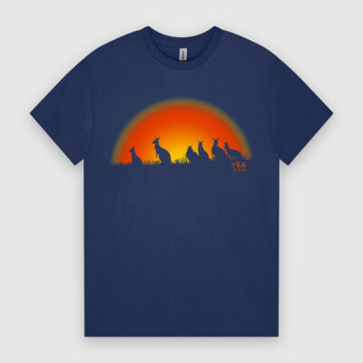 Roos at Sunset - Yea, Victoria - HeavyCotton™ Tee Thumbnail