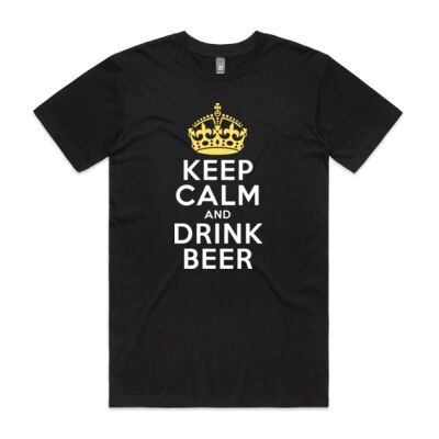 Keep Calm & Drink Beer - Mens Staple Tee Thumbnail