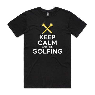Keep Calm & Go Golfing - Mens Staple Tee Thumbnail