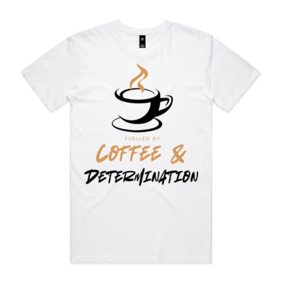 Fuelled by Coffee & Determination - Mens Staple Tee Thumbnail