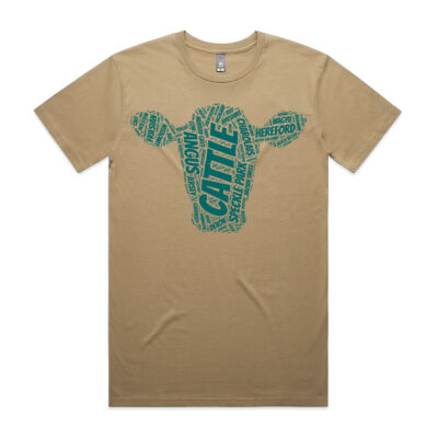 Cattle Wordart - Mens Staple Tee Thumbnail