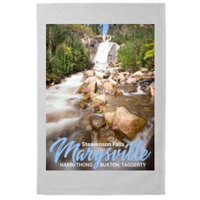 Marysville Steavenson Falls - 100% Cotton Tea Towel Thumbnail