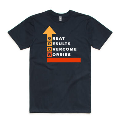 GROW - Great Results Overcome Worries - Mens Classic Tee Thumbnail