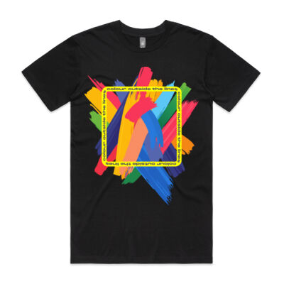 Colour Outside the Lines - Mens Staple Tee Thumbnail