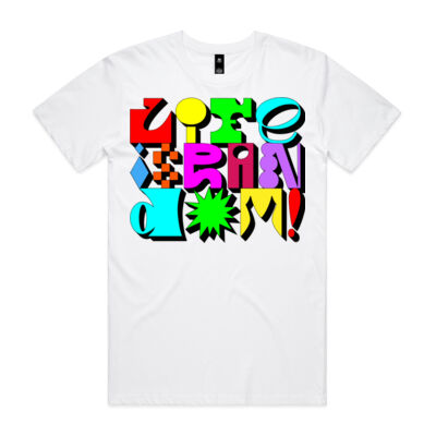 Life is Random (colour) - Mens Staple Tee Thumbnail