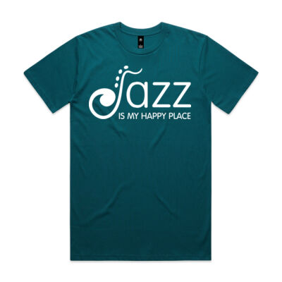Jazz Is My Happy Place - Mens Staple Tee Thumbnail
