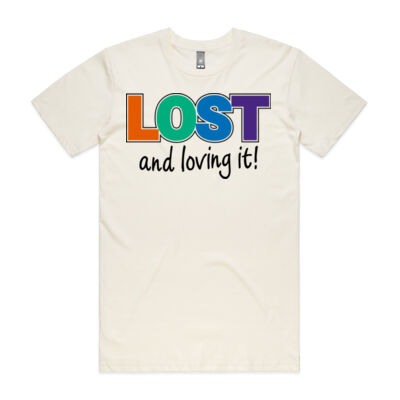 Lost… and Loving It! - Mens Staple Tee Thumbnail