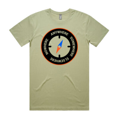 Anywhere | Somewhere | Nowhere | Elsewhere - Mens Staple Tee Thumbnail