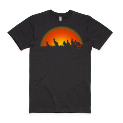 Roos at Sunset - Yea, Victoria - Mens Classic Tee Thumbnail