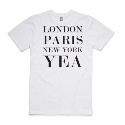 London, Paris, NY, Yea - Mens Classic Tee Thumbnail