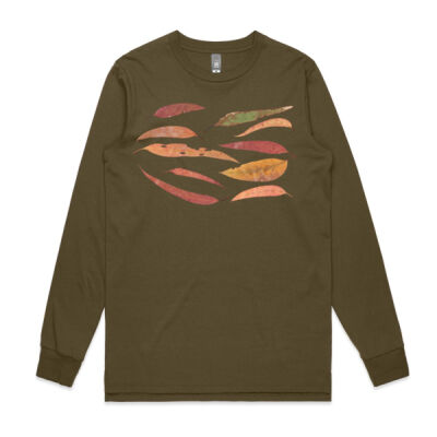 Eucalypt Leaves - Mens Base Longsleeve Tee Thumbnail