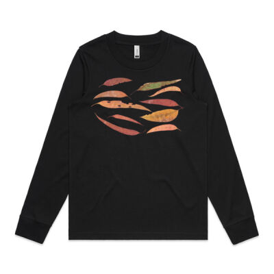Eucalypt Leaves - Women's Dice Long Sleeve Tee Thumbnail