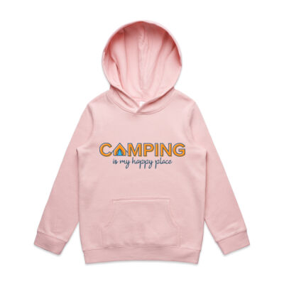 Camping Is My Happy Place - Youth / Kids Supply Hood Thumbnail