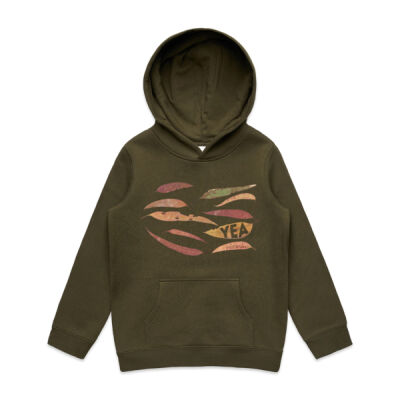 Eucalypt Leaves - Yea, Victoria - Youth / Kids Supply Hood Thumbnail