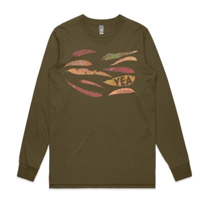 Eucalypt Leaves - Yea, Victoria - Mens Base Longsleeve Tee Thumbnail